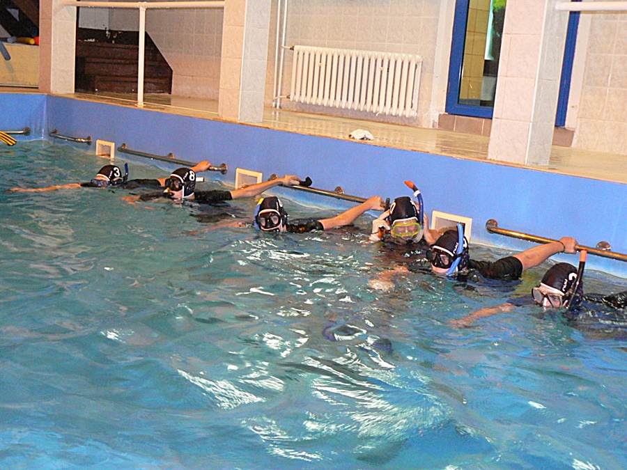 Hokej pod wodą Walenie Sparing XI 2012